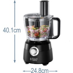 Russell Hobbs 25L Kitchen Machine - Sleek Black Design for Effortless Cooking & Baking - Model 5038061109580